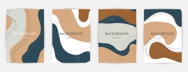 Zarif sürekli çizgi çizimi. Çok az sayıda soyut yaratıcı evrensel sanatsal şablonlar. Poster, kart, davetiye, el ilanı, kapak, afiş, pankart, broşür ve diğer grafik tasarım için iyi.