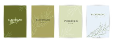 Zarif sürekli çizgi çizimi. Çok az sayıda soyut yaratıcı evrensel sanatsal şablonlar. Poster, kart, davetiye, el ilanı, kapak, afiş, pankart, broşür ve diğer grafik tasarım için iyi.