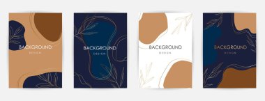 Zarif sürekli çizgi çizimi. Çok az sayıda soyut yaratıcı evrensel sanatsal şablonlar. Poster, kart, davetiye, el ilanı, kapak, afiş, pankart, broşür ve diğer grafik tasarım için iyi.