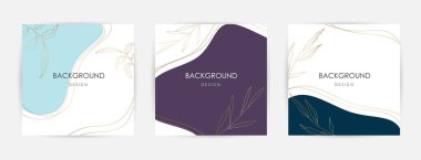 Çiçekli ve geometrik elementlere sahip soyut kare sanat şablonları. Sosyal medya paylaşımları için uygun. Zarif sürekli çizgi çizimi. Asgari düzeyde soyut yaratıcı evrensel sanatsal şablonlar.