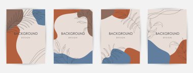 Zarif sürekli çizgi çizimi. Çok az sayıda soyut yaratıcı evrensel sanatsal şablonlar. Poster, kart, davetiye, el ilanı, kapak, afiş, pankart, broşür ve diğer grafik tasarım için iyi.