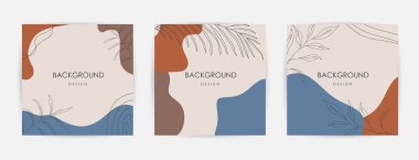 Çiçekli ve geometrik elementlere sahip soyut kare sanat şablonları. Sosyal medya paylaşımları için uygun. Zarif sürekli çizgi çizimi. Asgari düzeyde soyut yaratıcı evrensel sanatsal şablonlar.