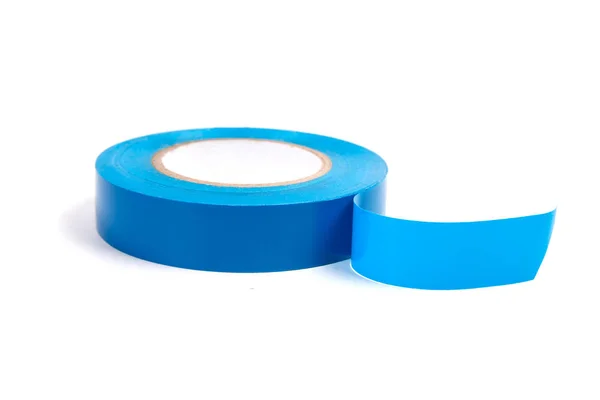 Rolls Colored Insulating Tape Isolated White Background — Stock Photo, Image