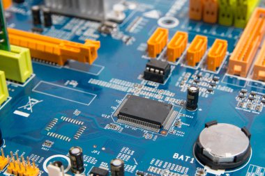 Elektronik bilgisayar çipli bilgisayar anakartı