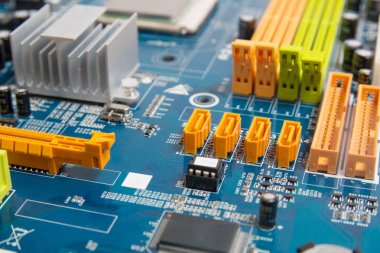 Elektronik bilgisayar çipli bilgisayar anakartı
