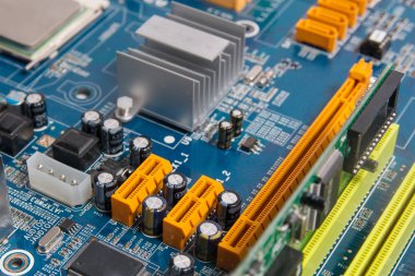 Elektronik bilgisayar çipli bilgisayar anakartı