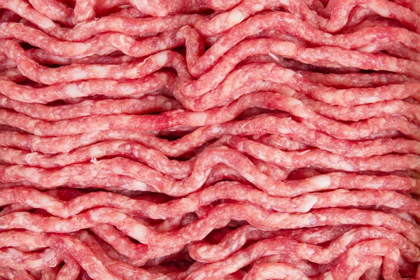 Gehacktes Fleisch Hintergrund Nahaufnahme — Stockfoto