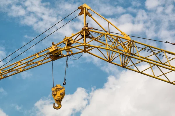 construction crane close-up