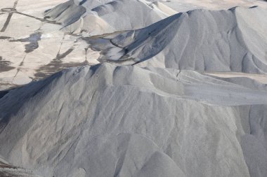 Kömür yığınları yakın