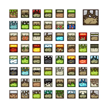 Tilesets video oyun için