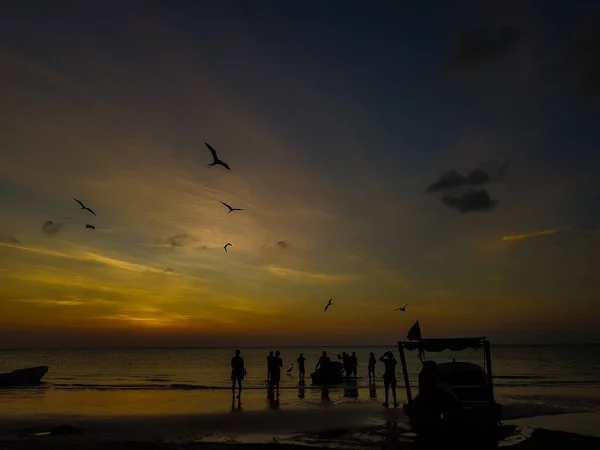 Nada Como Atterdecer Holbox — ストック写真