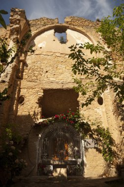 Gracia Virgin manastır. Teruel ilinde. İspanya