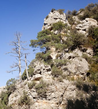Los bağlantı noktaları doğal Park. Beceite, İspanya