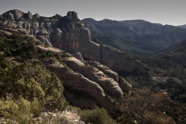 Los Portar Berg Beceite Spanien — Stockfoto