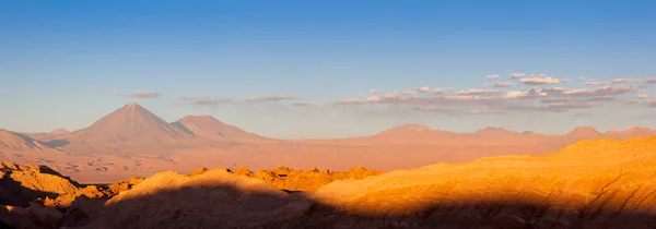 Désert Atacama Coucher Soleil Dans Moon Valley — Photo