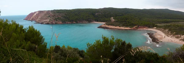 Strand Het Eiland Menorca — Stockfoto