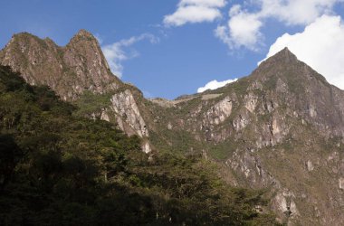 And Dağları. Machu Pichu yolu