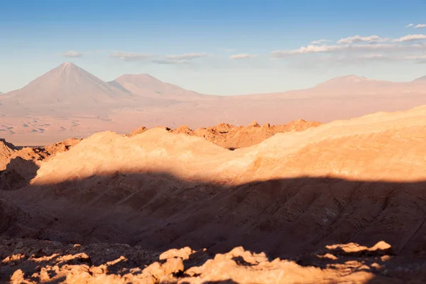 Letto Fiume Secco Valle Della Luna Deserto Atacama Cile Settentrionale — Foto Stock