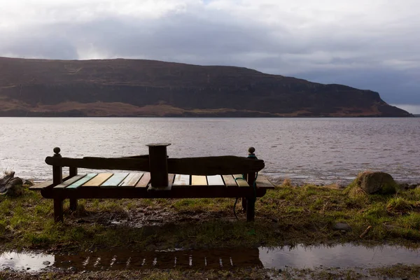Wasserstrand Insel Skye Schottland — Stockfoto
