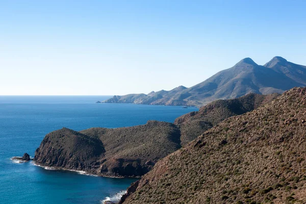 Vistas Parque Natural Del Cabo Gata Almería España —  Fotos de Stock