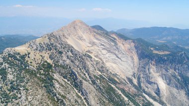 Dağlar Babadağ Türkiye'nin havadan görünümü
