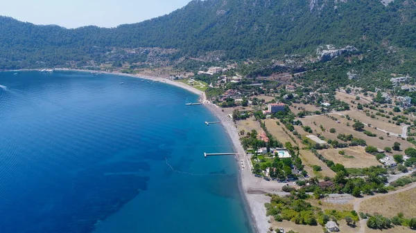Aerial View Seaside Holiday Village Marmaris Turkey — Stock Photo, Image