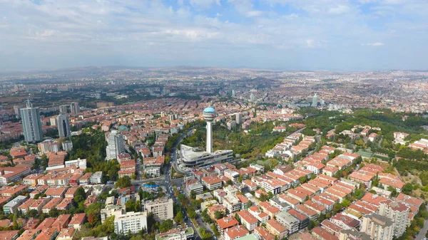 Luchtfoto Van Ankara Stad Hoofdstad Van Turkije — Stockfoto