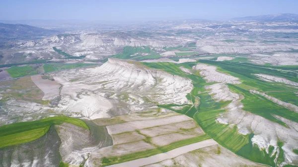 Increíble Patrón Creado Por Naturaleza Vista Aérea Arriba Hacia Abajo — Foto de Stock