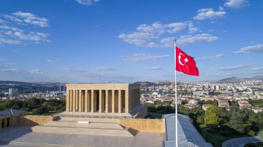 Anıtkabir, Anitkabir, Ankara'da, Türkiye'nin ilk Cumhurbaşkanı Mustafa Kemal Atatürk ' ün anıt mezar havadan görünümü modern Türkiye nin kurucusu Türbesi burada yatıyor.