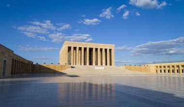Anıtkabir, Anitkabir, Ankara'da, Türkiye'nin ilk Cumhurbaşkanı Mustafa Kemal Atatürk ' ün anıt mezar havadan görünümü modern Türkiye nin kurucusu Türbesi burada yatıyor.