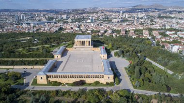 Anıtkabir, Anitkabir, Ankara'da, Türkiye'nin ilk Cumhurbaşkanı Mustafa Kemal Atatürk ' ün anıt mezar havadan görünümü modern Türkiye nin kurucusu Türbesi burada yatıyor.