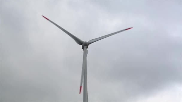 Énergie Propre Renouvelable Des Éoliennes — Video
