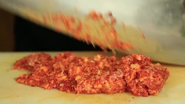 Göra Turkisk Kebab — Stockvideo