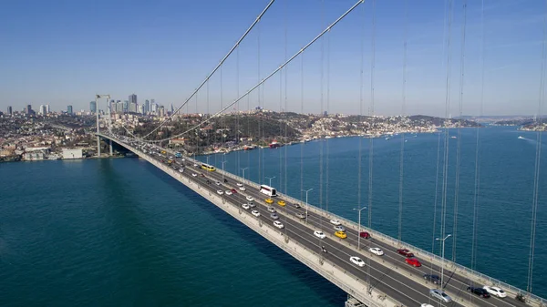 Aerial View Istanbul Bosporus Turkey — Stock Photo, Image