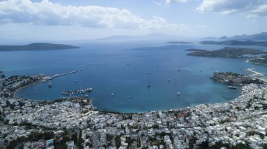 Bodrum'un havadan görünümü - Muğla Türkiye