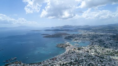 Bodrum'un havadan görünümü - Muğla Türkiye
