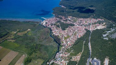 Akyaka havadan görünümü - Muğla Türkiye