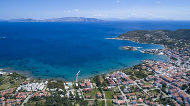 Datça'nın havadan görünümü - Muğla Türkiye