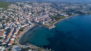 Datça'nın havadan görünümü - Muğla Türkiye