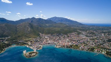 Datça'nın havadan görünümü - Muğla Türkiye