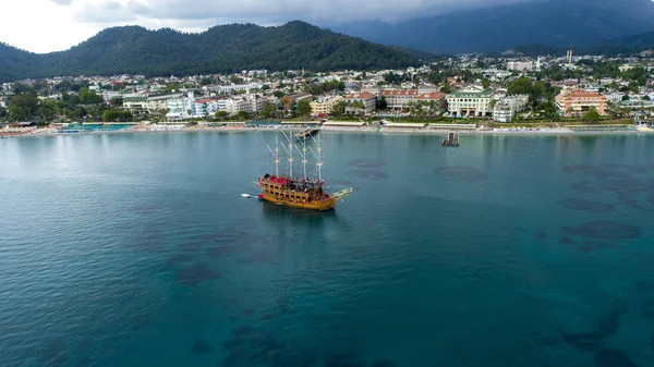 Vista Aérea Kemer Antalya Turquía — Foto de Stock