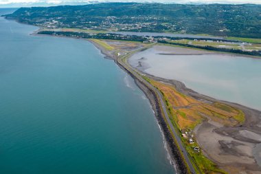 Hava fotoğrafçılığı görünümünü Homer Alaska Homer Spit