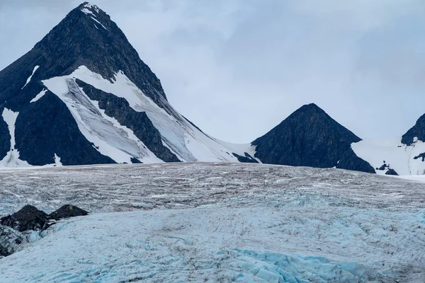 Worthington Gletscher Valdez Alaska Nahsicht Auf Die Spitze Des Eises — Stockfoto