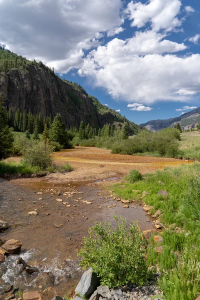 Red Mountain Creek is a tributary of the Uncompahgre River in Colorado and a popular fishing destination in the San Juan Mountains