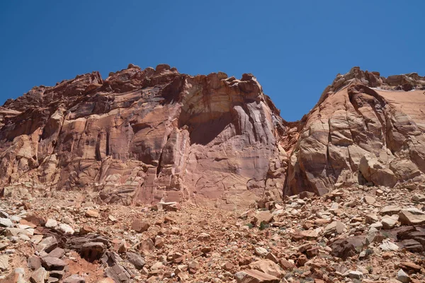 Bright Red Rock Formation Capitol Reef National Park Southern Utah — Stock Photo, Image