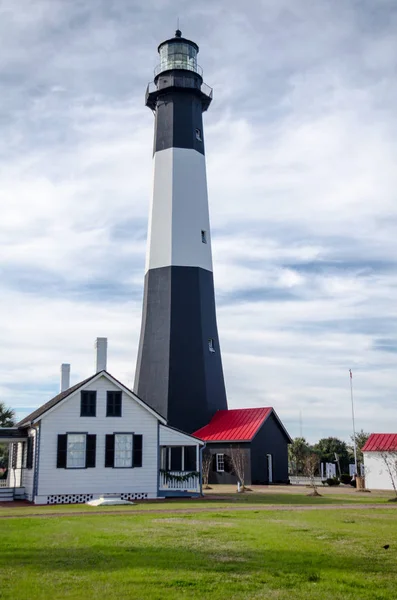 Tybee Island Light House Dans Côte Géorgie — Photo