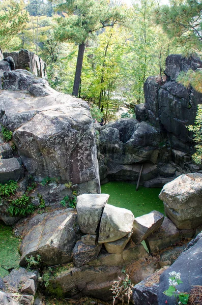 Buche Glaciali All Interstate State Park Nel Minnesota Lungo Fiume — Foto Stock