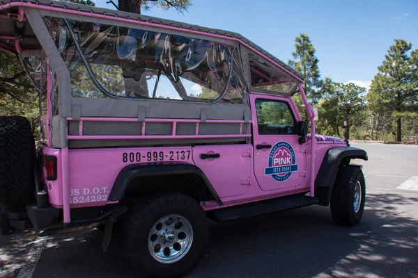 Grand Canyon Arizona Mai 2018 Célèbre Véhicule Pink Jeep Tours — Photo