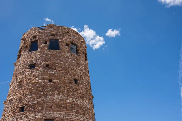 Torre Vigilancia Con Vista Desierto Borde Sur Del Parque Nacional — Foto de Stock