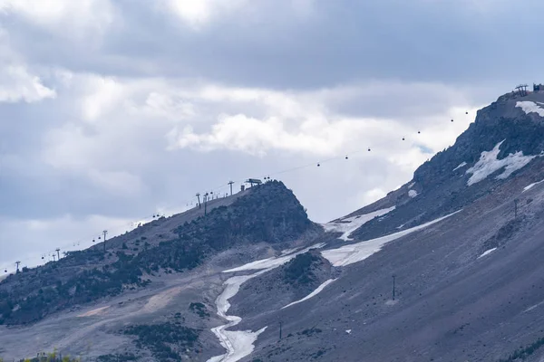 Góry Gondolowa Uruchomiona Lecie Ośrodka Narciarskiego Mammoth Mountain — Zdjęcie stockowe